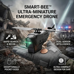 YUWUZHI SMART BEE <span class=keywords><strong>3.0</strong></span> Dron de Emergencia con Doble Cámara e Infrarrojos para Detección en Espacios Confinados y Estrechos, Microdrón de Rescate - Product Image 1