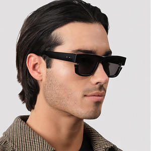 Lunettes de soleil carrées pour homme ZS-98245, monture noire en PC, protection UV400, classe 2, lunettes de soleil pour le cyclisme - Product Image 2