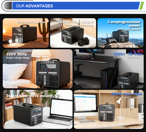 Central Eléctrica Portátil de 1000w 1200w con Panel Solar, Generador Solar Completo para Acampar y Uso Doméstico, <span class=keywords><strong>Precio</strong></span> al por Mayor - Product Image 6