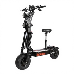 Dual Motor Waterproof Lithium 40Ah Scooter LED <b>Lights</b> Foldable 100KM/H Speed 100-120KM Range 200kg10000W - Product Image 2
