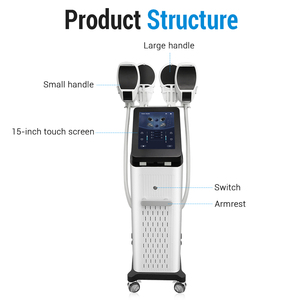 Estimulador Muscular Profesional 2 <span class=keywords><strong>en</strong></span> 1 <span class=keywords><strong>de</strong></span> 6500W con 4 Manijas, Máquina para Desarrollo Muscular - Product Image 4