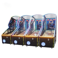 Console de jeu vidéo à pièces 55 "LCD basket-ball adulte jeu de Machine de tir Console de jeu de basket-ball interactive