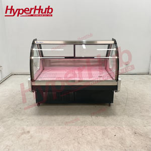 Exhibidor <span class=keywords><strong>Horizontal</strong></span> Refrigerado para Carnicería, Exhibición Comercial de Carnes Frescas Cortadas, Refrigerador para Carnes en Rodajas, Enfriador con Enfriamiento Directo - Product Image 4