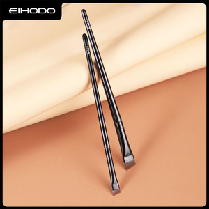 Cepillo para cejas con forma de cuchilla, pelo sintético de 5mm-9mm, mango de plástico para aplicación de maquillaje con lápiz de cejas - Product Image 4