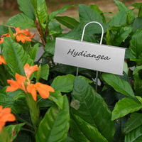 Alat berkebun Stainless Steel, Pot bunga tanda tanaman logam Stainless Steel kualitas tinggi, Pot bunga, alat berkebun, plat tanda untuk taman luar ruangan