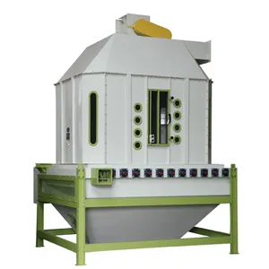 Refroidisseur multifonctionnel à contre-courant pour le moulin à granulés dans la ligne de production de granulés machine de refroidissement