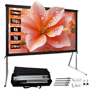 Pantalla <span class=keywords><strong>de</strong></span> Proyección Plegable <span class=keywords><strong>de</strong></span> Gran Tamaño <span class=keywords><strong>de</strong></span> 4x3 <span class=keywords><strong>Metros</strong></span> para Exteriores, Envío Gratuito - Product Image 1