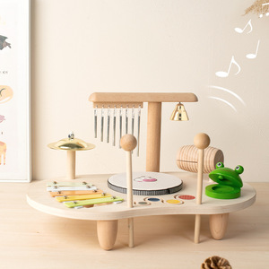 Juego <span class=keywords><strong>de</strong></span> música <span class=keywords><strong>de</strong></span> madera <span class=keywords><strong>de</strong></span> ocho piezas que incluye castañuelas y tambor <span class=keywords><strong>de</strong></span> carillón <span class=keywords><strong>de</strong></span> <span class=keywords><strong>viento</strong></span> <span class=keywords><strong>de</strong></span> Piano Gong para <span class=keywords><strong>instrumentos</strong></span> <span class=keywords><strong>de</strong></span> bebé y juguetes <span class=keywords><strong>de</strong></span> educación temprana - Product Image 2