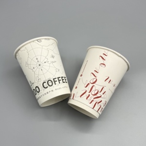 Gobelet à café en papier de 12 oz, jetable, impression personnalisée OEM, anti-chaud, pour café, boissons chaudes à emporter - Product Image 5