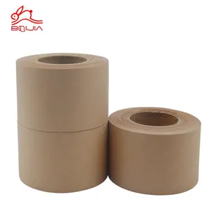Water Activated Paper Tape Eco Friendly Film Waterproof Wet Water Activate Kraft Paper Tape Customisable 48x50 25 Mm Tape Writable Gummed Tape Kraft 260#