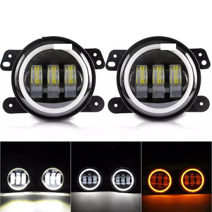 Compras de pánico Camión Faros <span class=keywords><strong>LED</strong></span> 4 pulgadas 30W 3 lentes Luces antiniebla Productos para automóviles Lámparas de <span class=keywords><strong>diodo</strong></span> - Product Image 5