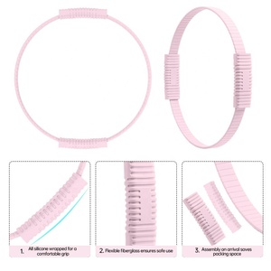 Original Factory Pilates Set with Ring Yoga Mat Ball Resistance Bands Slider Magic Circle Ankle Weights Pilates Accessories Kit - Product Image 2