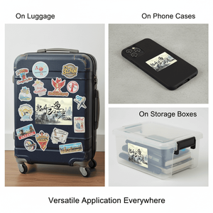 Autocollants transparents personnalisés populaires avec impression de logo pour draps et emballages ; autocollants transparents en vinyle découpés avec cartes. - Product Image 2