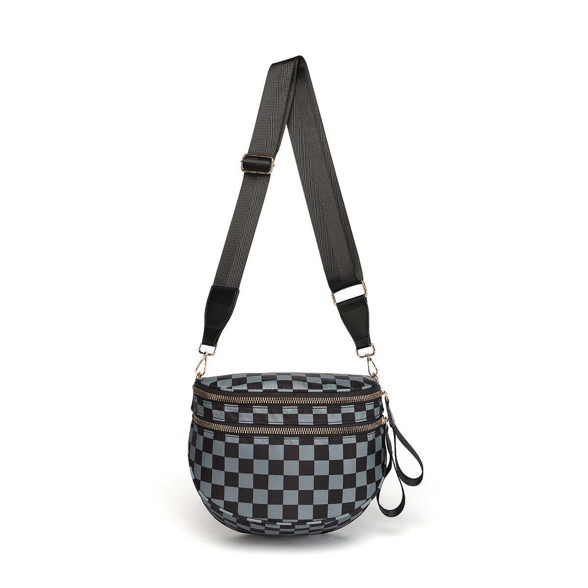 Damier gris noir