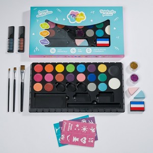 Kit Profesional de Pintura Facial de 20 Colores, No Tóxico, Set de Pintura Corporal para Niños, Paleta de Maquillaje de Grado Cosmético Seguro para Halloween - Product Image 2