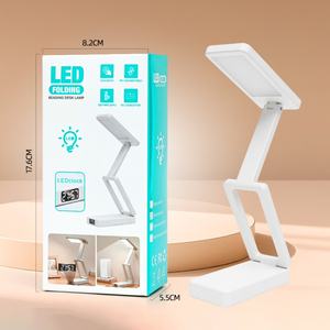 Lampe de bureau rechargeable 1200 mA pour étudiants, design pliable grande capacité, pour dortoir, étude et lecture, lampe de protection oculaire - Product Image 6