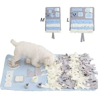 Tapis de reniflement pour chiens et chats, mangeoire lente anti-déversement, tapis d'entraînement à l'alimentation, jouet interactif de recherche de nourriture