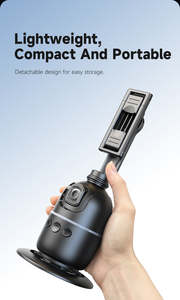 Full-Automatic <span class=keywords><strong>Gimbal</strong></span> Estabilizador do telefone móvel Face Tracking AI <span class=keywords><strong>Table</strong></span> Stand Desktop Bracket-Follow-Camera Mobile Phone Holder - Product Image 4