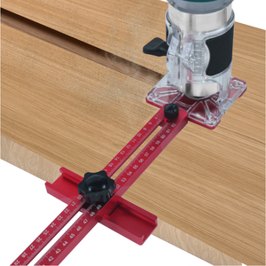 Imbot điều chỉnh vòng tròn cắt hướng dẫn hợp kim nhôm phay Jig cho vòng tròn gỗ hoàn hảo - Product Image 6