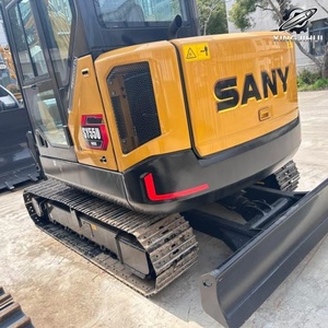 Excavadora de cadenas SANY 55 usada, de segunda mano, marca original japonesa, excavadora de cadenas pequeña de 5.5 toneladas. - Product Image 3