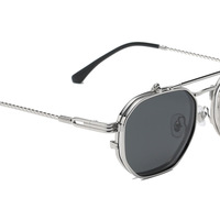 S31610 Nouveauté usine Lunettes de soleil unisexe en métal à monture intégrale, style rétro punk, petite monture, avec verres polarisés UV400 et compatibles avec les verres de prescription