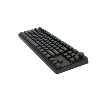 Keyboard Multimedia Gaming, kabel tipe-c Rgb Backlit dapat dilepas, Keyboard Multimedia Gaming Pc