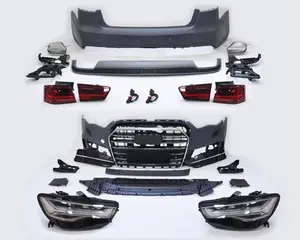 Old To New Body Kit Suitable For Audi A6 Modified Bumper Bumper Surround C7 Old To New 12-15 To 16-18