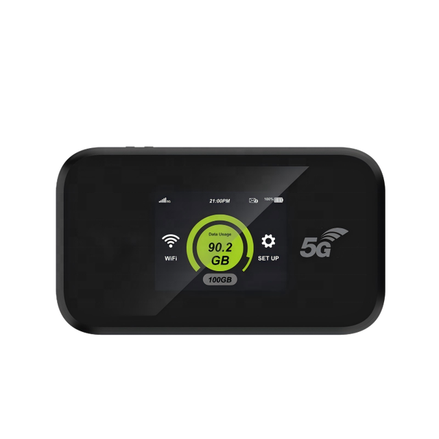 Global Unlocked Portable 5G Pocket WiFi Handheld MIFI Wireless Hotspot Router with Firewall & QoS WiFi 6
