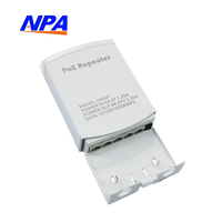 Extenseur PoE Gigabit extérieur 1 entrée 4 sorties 1000 Mbps, étanche et résistant à la pluie, répéteur empilable 5 ports pour caméra IP
