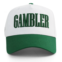 Gorras de Béisbol con Logotipo Bordado en 3D, Gorra de Béisbol Estructurada con Logotipo en Relieve, Gorra de Béisbol de 5 Paneles con Bordado 3D