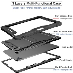 Custodia rigida personalizzata per Tablet portatile da 11 pollici con supporto invisibile in plastica posteriore in Silicone per paraurti per <span class=keywords><strong>iPad</strong></span> <span class=keywords><strong>Air</strong></span> 11 - Product Image 4