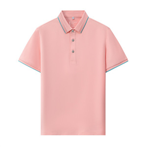 Polo homme à manches courtes noir uni en polyester, vêtements de travail, usage quotidien, uniforme, impression de logo personnalisable - Product Image 4