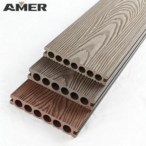 Planche de terrasse en WPC, aspect <span class=keywords><strong>bois</strong></span> naturel, planches de terrasse composites pour jardin extérieur, patio - Product Image 1