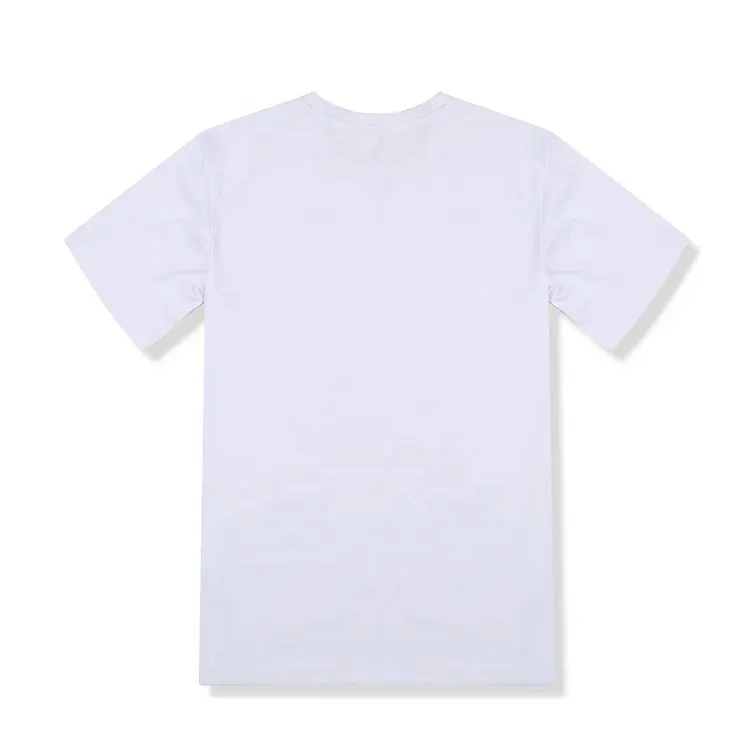 Camisetas de poliéster de manga corta para hombre, cuello redondo, sublimación, venta directa de fábrica