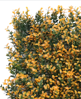 Plante artificielle verte en plastique pour l'extérieur, mur d'herbe pour décorations, Noël, Nouvel An, Thanksgiving, remise des diplômes pour la fête des mères