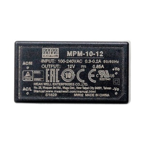 MEAN BIEN MPM-10-12 84% eff. Application <span class=keywords><strong>BF</strong></span> Courant de fuite ultra-faible 12V 0.85A 10W Alimentation pour appareils médicaux portables - Product Image 2