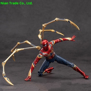 Action Figure di Spider-Man con Articolazioni Mobili, Design Trendy Nero e Oro <span class=keywords><strong>Venom</strong></span>, per Bambini da 0 a 24 Mesi, Confezione in Sacchetto di Rete - Product Image 2