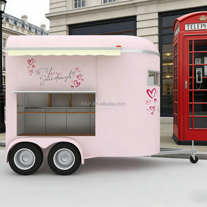 Remolque de Comida Móvil Tipo Horsebox, Carritos de Comida Rápida, Cantina Móvil, Carrito de Hot Dogs, Barra Móvil Personalizada - Product Image 2
