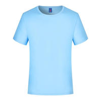 T-shirt promotionnel blanc uni pour élection, vierge, vente en gros, pas cher, unisexe, impression personnalisée, 100% polyester