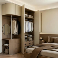 Armoire et meuble de rangement en bois massif durable avec grande capacité pour usage hôtelier
