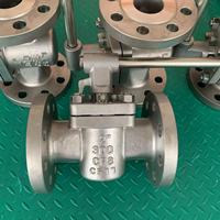 Vanne à opercule en acier inoxydable, gamme complète de tailles CF8, vanne à opercule manuelle à brides pour milieux industriels