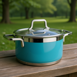 Casseruola Ocean Buffet con Coperchio e Manico in Acciaio Inox, Pentola da Cucina da 3 Qt - Product Image 3