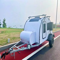 Rongtou Rv 2021, usine du Shandong, caravane teardrop tout-terrain, remorques de camping, caravane teardrop