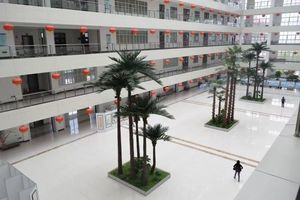 Yryz11 nhân tạo lớn Faux cây cọ Cây Dừa Nhiệt Đới trong nhà ngoài trời khách sạn trang trí nội thất màu xanh lá cây lớn cao dừa cây cọ - Product Image 6