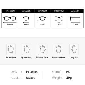 UV 400 bảo vệ 2023 Châu Âu và Mỹ phù hợp với trên kính đi xe đạp lái xe ngoài trời thể thao thời trang Shades Kính mát - Product Image 3