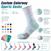 Chaussettes de basketball de qualité professionnelle avec protection contre les chocs, semelle rembourrée, chaussettes athlétiques mi-mollet
