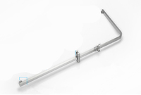 Système de douche de salle de bain en acier inoxydable SUS 304 Ensemble de robinet de douche en nickel brossé 3 système de douche de pluie à triple fonction