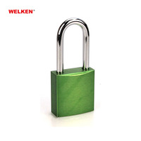 Cadenas de sécurité en aluminium coloré, cadenas rouge anodisé, cadenas solide avec clés