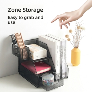 อุปกรณ์สำนักงาน <span class=keywords><strong>ชั้น</strong></span><span class=keywords><strong>วาง</strong></span><span class=keywords><strong>เอ</strong></span>กสารโลหะอเนกประสงค์พร้อมลิ้นชัก 5 <span class=keywords><strong>ชั้น</strong></span> สำหรับใส่กระดาษ จดหมาย และแฟ้มเอกสารขนาด A4 - Product Image 1