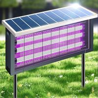 Buitentuin Villa Tuin Terras Gazon Zon Energie Detectie Muggenlicht